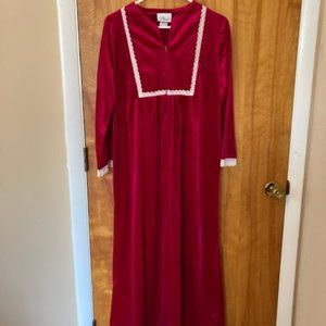 Vintage Red Velvet House Coat (3 for $12)